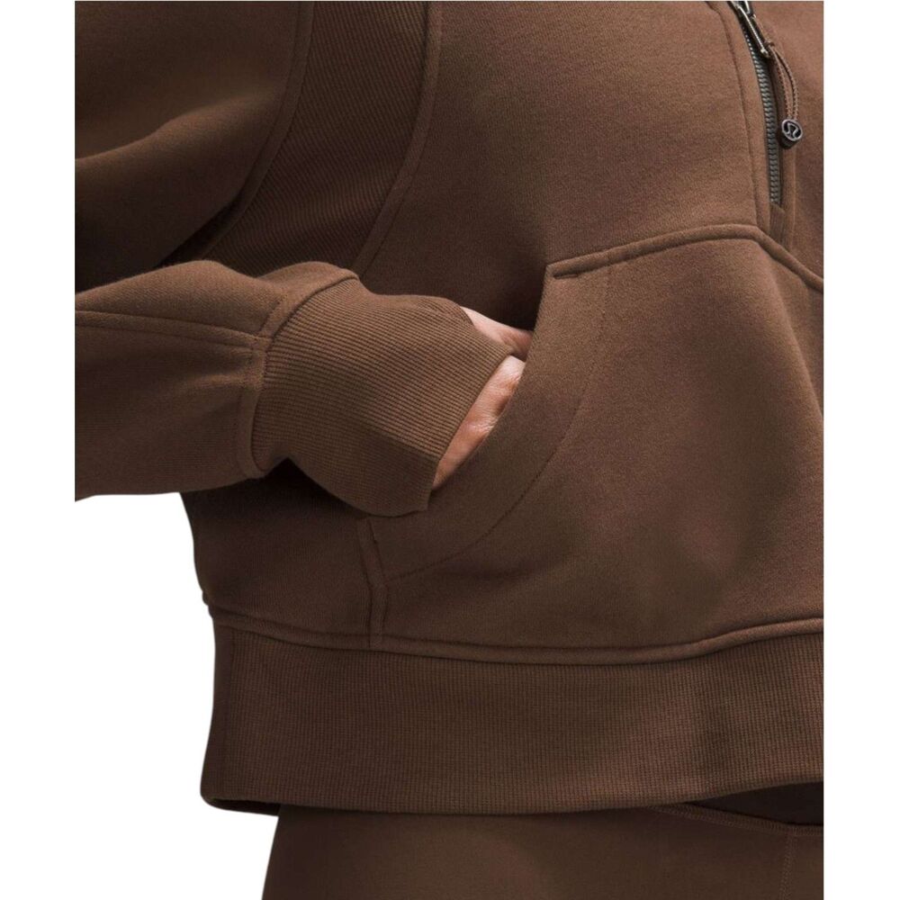 Lululemon Scuba Oversized Half-Zip Hoodie Java - Picture 8 of 9
